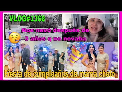 VLOG#1368NOS NEVÓ ACÁ EN ATLANTA❄️DESPUÉS DE CASI 3 AÑOS😰FIESTA DE CUMPLE DE MAMÁ CHELO🎉🥳