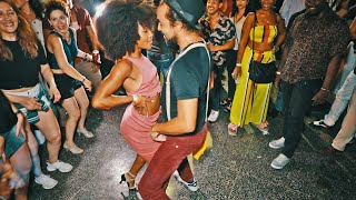 Alemán y Cubana bailando Salsa y Guaguanco en Baila en Cuba 2019 #salsacubana