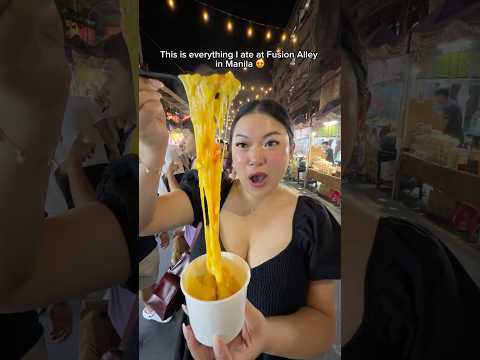Everything I ate at Fusion Alley in Manila! 🧀🔥