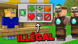 J'ai Ouvert un MAGASIN ILLÉGAL sur Minecraft !