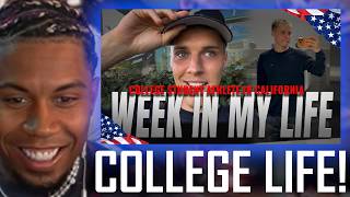EINE WOCHE ALS DEUTSCHER COLLEGE-SPORTLER IN KALIFORNIEN🥰...TRAINING, UNI, ESSEN & MEHR⚽️🍔🌴
