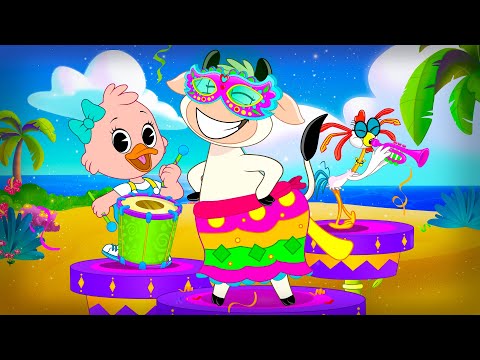 ¡Vamos a Bailar con La Patita Lulu y La Vaca Lola: Sambalele y A Ram Sam Sam! | Canciones Infantiles