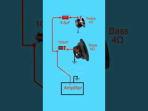 Phân Tần 2 Way Bậc 1 Dành Cho Loa 4Omh #electronic #diyaudio