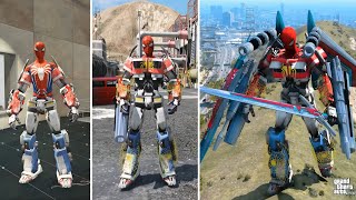 GTA 5 - Người nhện Autobot kiếm sĩ thu thập năng lượng Transformer cổ đại tối thượng | GHTG