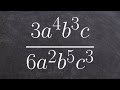 Simplifying Fractions and Exponents