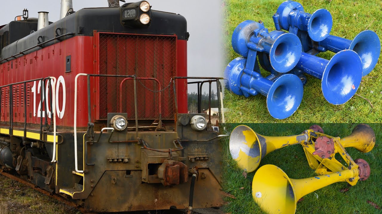 Train Horn Honk at the Simpson Railroad - CoasterFan2105