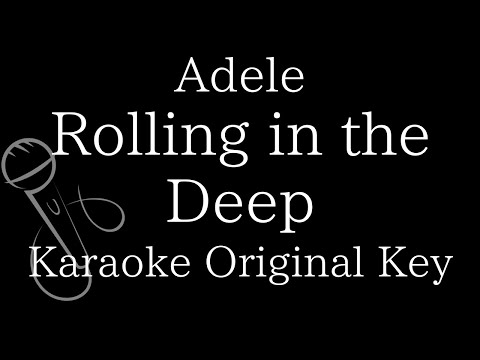 【Karaoke Instrumental】Rolling in the Deep / Adele【Original Key】