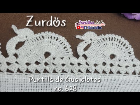 Puntilla de Guajolotes no. 628 versión ZURDOS 🦃 - Puntillas Estrella 🌟