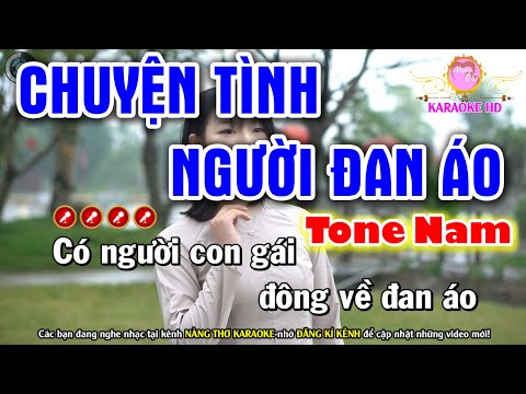 Chuyện Tình Người Đan Áo Karaoke Nhạc Sống Tone Nam | Liên Khúc Karaoke Trữ Tình – Nàng Thơ Karaoke