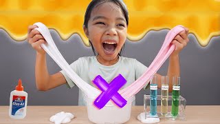 สไลม์ทำเอง slime diy 😊 บริ้งค์ไบรท์