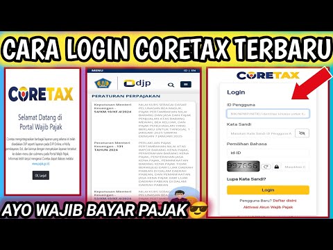 Cara Login Coretax Terbaru || Cara Masuk Coretax