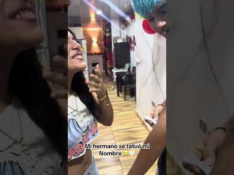 MI HERMANO SE TATUÓ MI NOMBRE Y MI FECHA 😱🤍