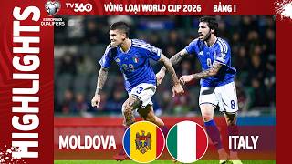 MOLDOVA VS ITALY HIGHLIGHTS & ALL GOALS 2026 | VÒNG LOẠI WORLD CUP 2026 | VLWC 2026