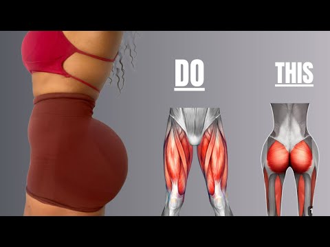 Grow Butt Fast! Exercise  thigh and Grow Booty without any Equipment