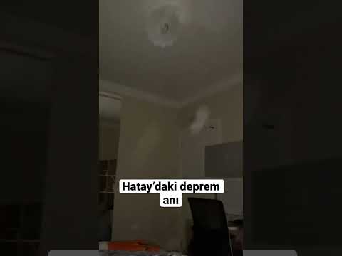 Hatay’da ki deprem anı kameralara böyle yansıdı #shorts
