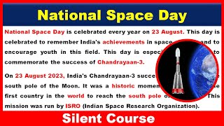 Essay on National Space Day | National Space Day Essay In English | About National Space Day 2025