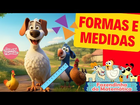 MÚSICA DAS FORMAS  - FAZENDINHA DA MATEMÁTICA - CRIANÇAS INTELIGENTES - JP KIDS - NIU CURSOS #niu