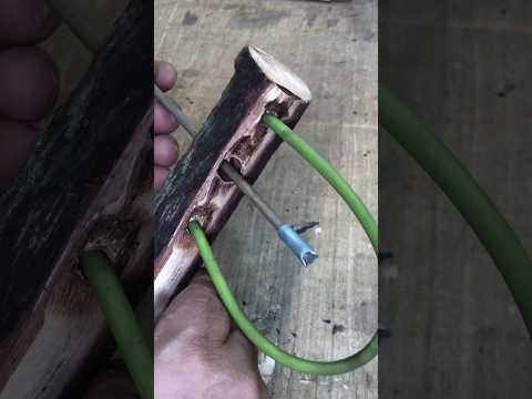 Handmade a hand wooden slingshot # New design # wooden idea