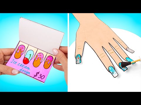 Estudio de maquillaje para muñecas de papel DIY || Manualidades fáciles y divertidas