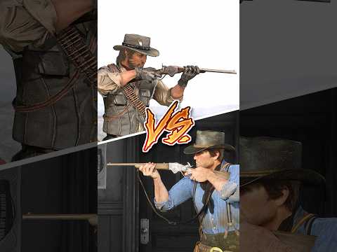 RDR1 VS RDR2- Carbine Comparison #shorts #rdr2 #reddeadredemption2 #CarbineRepeater #rdrweapons