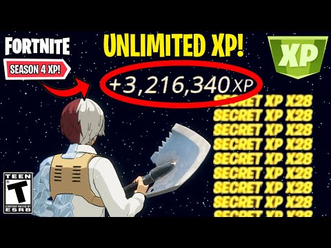 New INSANE XP GLITCH in *SEASON 4 CHAPTER 4* Fortnite MAP CODE (OVER 1MIL XP)