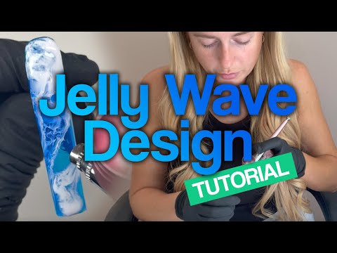 Jelly Wave Nail Art Design Tutorial (How to Create Waves with Gel Polish)