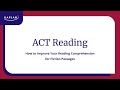 Enhancing Fiction Reading Comprehension for the ACT