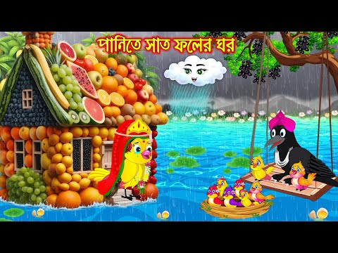 সাত ফলের গাছ | Sath Foler Gach | Bangla Cartoon | moral stories| Pakhir Golpo | Tuntuni Golpo