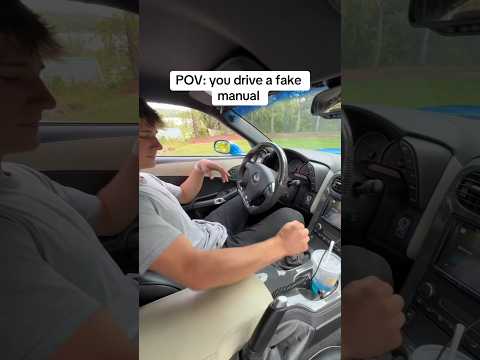 He really thought a dual clutch was a manual