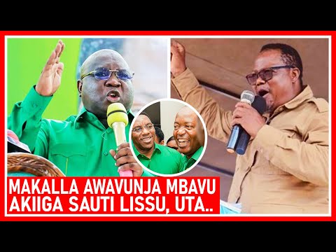 LAZIMA UCHEKE: MAKALLA AIGA SAUTI YA TUNDU LISSU KWENYE MKUTANO WA CCM DAR ES SALAAM