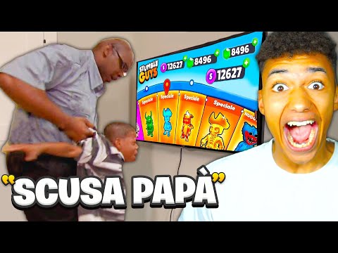 BAMBINO SHOPPA GEMME CON i SOLDI dei GENITORI su STUMBLE GUYS