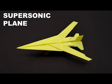 Paper rocket plane | how to make flying jet plane with paper | Best origami paper Plane