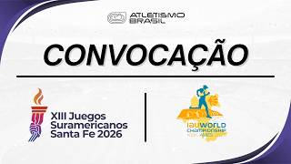 CONVOCAÇÃO JOGOS SUL-AMERICANOS ADULTO E CAMPEONATOS MUNDIAIS IAU 100KM | AO VIVO
