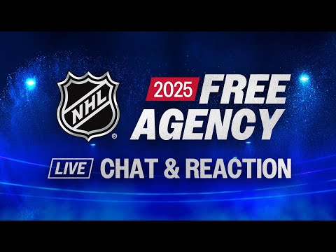 2025 NHL Free Agency 🏒  Live Chat & Reaction 🗣⌨️