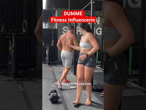 Dumme Fitness Influencer #frauen #gym #feminismus #wokeness #gesundheit