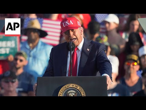 YouTube video thumbnail: Trump Kicks off Yearlong Celebration of America's 250th Anniversary in Iowa