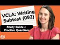 Test Objectives in Writing and Mathematics