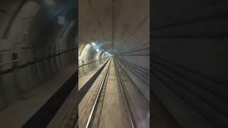 fully automated with driverless train😲 in Copenhagen Denmark#Denmark #metro #technology #copenhagen