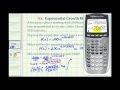 Exponential Growth of Bacteria