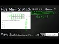 Isolating Variables and Solving Equations