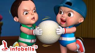 Chunnu Munnu Idhdharu Annadhammulu - Two Brothers Fight | Telugu Rhymes for Children | Infobells