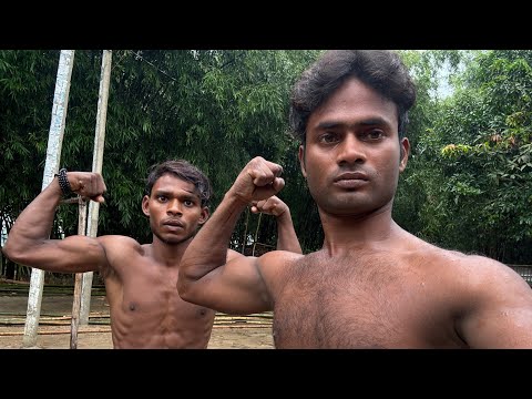 LIVE Ke Sath Desi chapati ￼workout workout Desi gym motivation villag