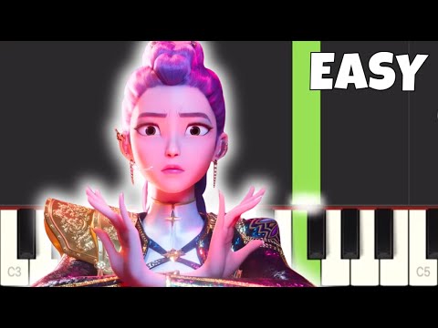 KPop Demon Hunters - Takedown - EASY Piano Tutorial