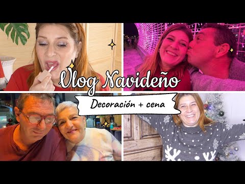 📹Vlog Navideño 🎄Decoracion 🎅🏻 cena con la familia 🥗