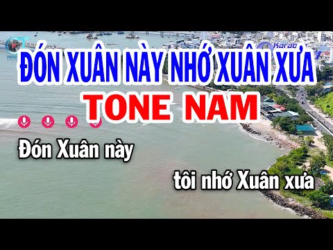 Karaoke Đón Xuân Này Nhớ Xuân Xưa Tone Nam Fm | Nhạc Xuân Mới Nhất 2025