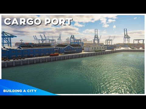 Cargo Port - Building A City #118 [Minecraft Timelapse]