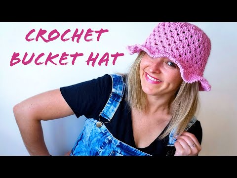 Crochet Bucket Hat THE EASIEST BUCKET HAT EVER!!!