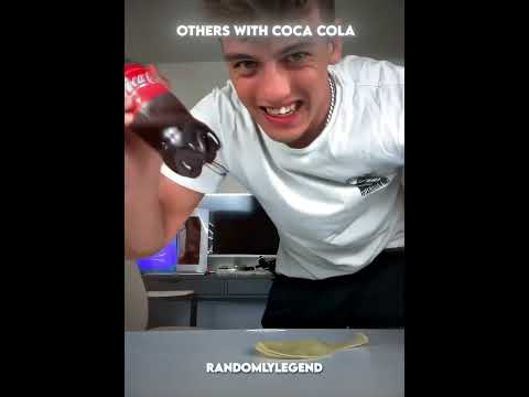 Others with coca cola VS this guy 💀 (SONG: L0st.mp3)