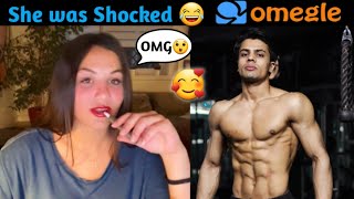 OMEGLE : She was shocked 😂 || Indian Aesthetic on Omegle | ft @adarshuc @SarcasticMonk