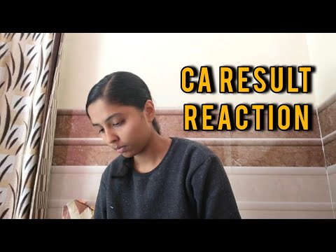 CA Result Reaction || CA Inter Jan25 result reaction** pass or fail?